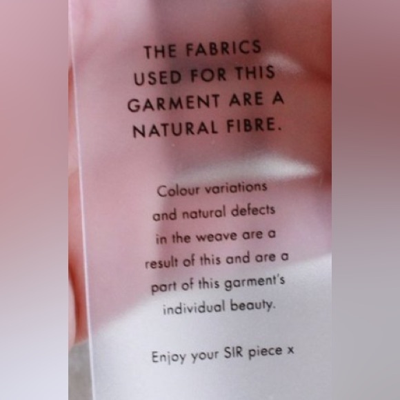 Brand New SIR Linen Ruffle Sleeve Midi Cut Out Dress, Size AU 0 / US 2 - Picture 8 of 8